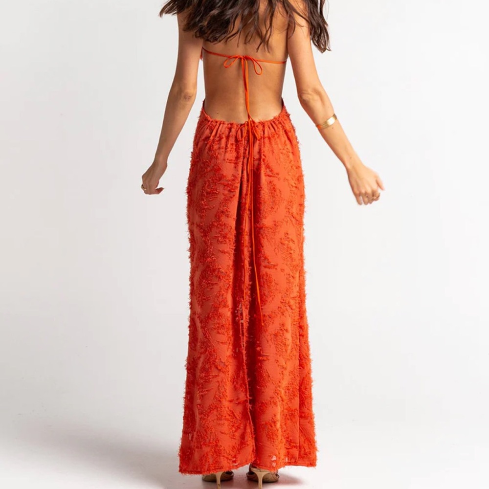 Brand New (NWT) Arcina Ori Kara Dress - Burnt Orange - Picture 7 of 13